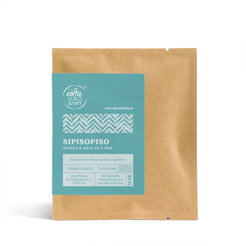 Der kräftige Kaffee aus Afrika und Asien: Drip Coffee Bag Sipisopiso